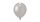 13 cm-es metál ezüst színű gumi léggömb - 100 db / csomag