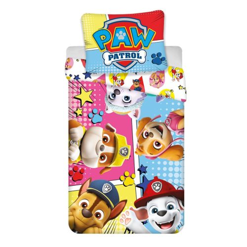 Paw Patrol-Mancs Őrjárat színes gyerek ágyneműhuzat