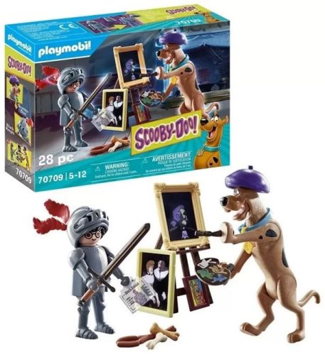 Playmobil Scooby Doo- Kaland Fekete lovaggal