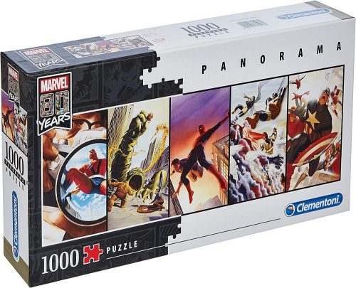 Clementoni Panorama Puzzle Marvel 80 év- 1000 db