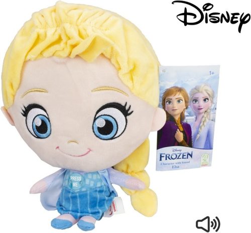 Disney jégvarázs plüss Elsa figura hanggal -25cm