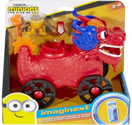 FISHER-PRICE MINIONSIMAGEXT FIGURA SÁRKÁNYSZEKÉRREL