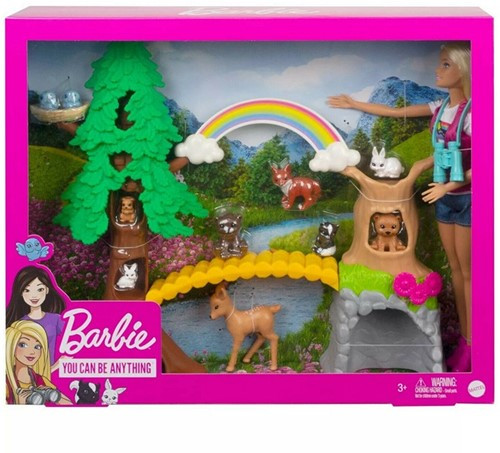 Barbie vadon élő kalauz kisállatokkal játékszett