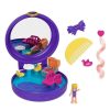 Polly Pocket Micro Clip szépség játékkészlet babával és fésűvel