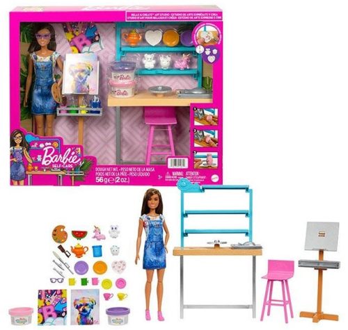 Barbie művészeti stúdió játékszett