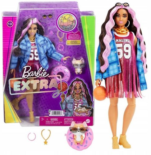 Extravagáns kosárlaba stilus Barbie baba-13.