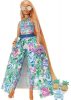 Barbie Extra Fancy baba kék divatos ruhával vagány kiegészítőkkel