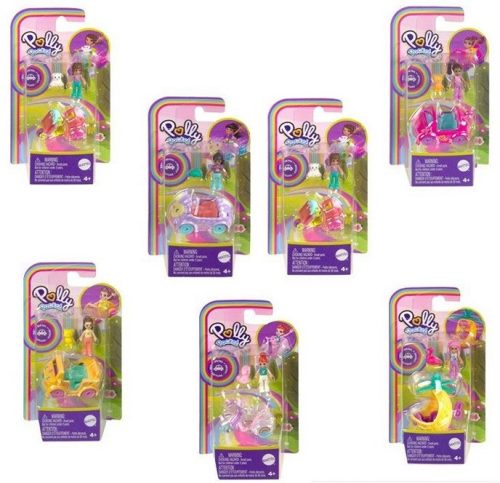  Polly Pocket baba- és járműkészlet