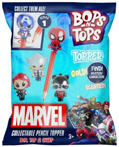 Bops-N-Tops Marvel figurák meglepetés tasak