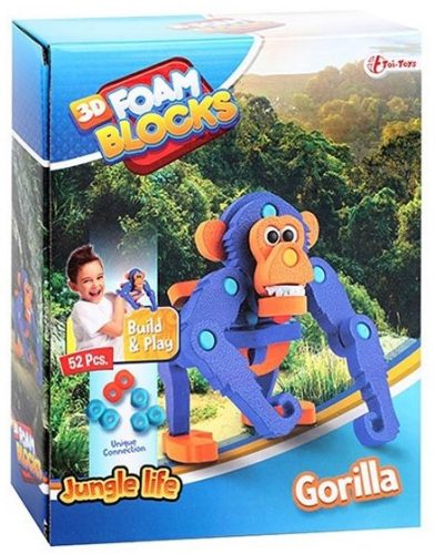 3D hab puzzle kirakós gorilla készlet