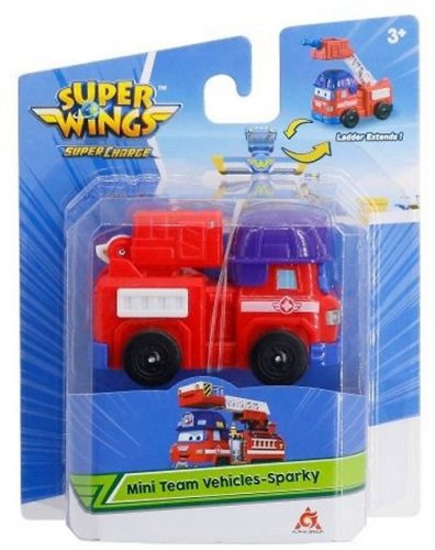 Super Wings Mini Team Vehicles Sparky tüzoltó 