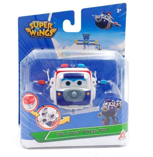 Super  Wings flip Paul átalakító rendőrrepülő